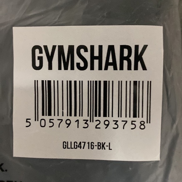 Gymshark Cropped Training Leggings, Black, Large - Picture 6 of 6